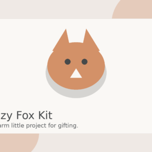 Cozy Fox Needle Felting Kit